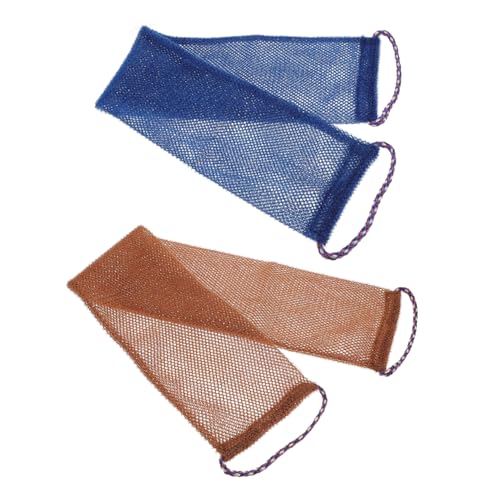 Mikinona 4stücke Badetuch Aus Streifengewebe Duschtuch Für Körperhaut Bequemes Badetuch Wiederverwendbares Peeling Handtuch Sanfte Hautreinigung Abgestorbene Hautzellen Entfernen von Mikinona