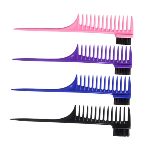 Mikinona 4stücke Haarkamm Zähne Rattenschwanzkämme Für Damen Herren Haar Styling Werkzeug Mit Antistatischer Funktion Für Glattes Kämmen von Mikinona