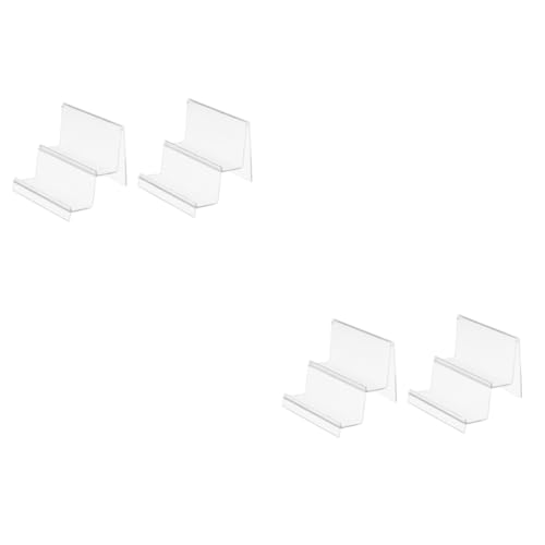 Mikinona 4stücke Acryl Wallet Display Doppelstöckige Tischablage Transparente Aufbewahrung Für Geldbörsen Und Accessoires Für Zuhause Und Büro Mikinona 4stücke Acryl Wallet Display Doppelstöckige Tischablage Transparente Aufbewahrung Für Geldbörsen Und Accessoires Für Zuhause Und Büro von Mikinona