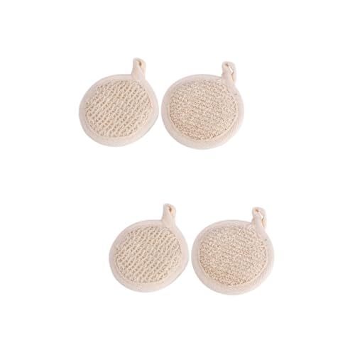 Mikinona 2sets Körperpeeling Peeling Dusche Luffaschwämme Für Tiefenreinigung Handtuch Schlammpeeling 2 Stücke * 2 von Mikinona