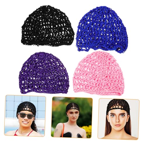 Mikinona 4stücke Pack Atmungsaktive Damen-haar-netze Frauen-mesh-hüte Damen-netzhüte von Mikinona