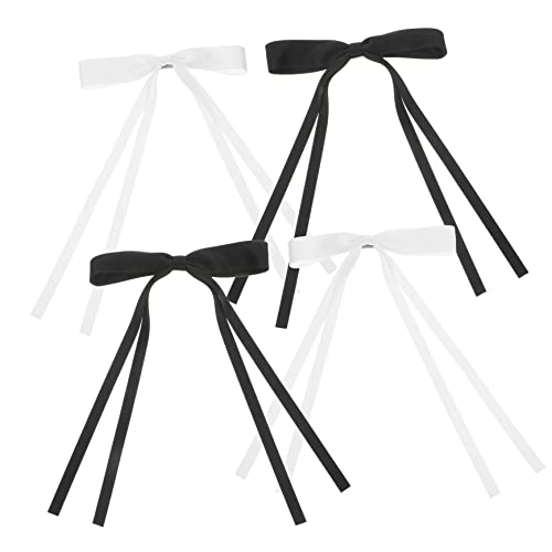 Mikinona 4stücke Haarspangen Mit Schleife Für Damen Große Haarspangen Aus Spitze Haarschmuck Für Frauen Clip Für Lange Haare Accessoires Für Hochzeit Und Party von Mikinona