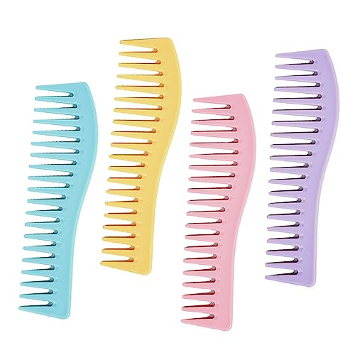 Mikinona 4stücke Kreativer Stylingkamm Aus Langlebigem Material Für Haar Praktischer Friseurkamm Mit Natürlicher Textur Glatter Griff Für Einfachen Geeignet Für Frauen Und Männer von Mikinona