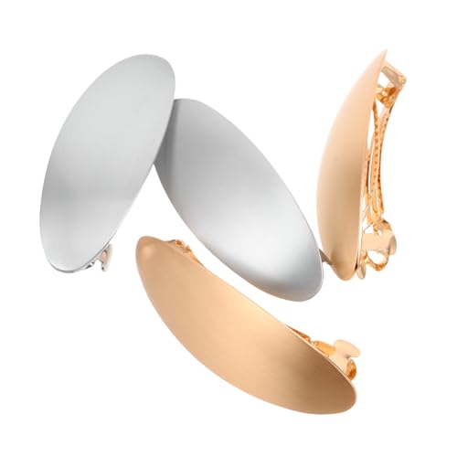 Mikinona 4stücke Ovale Metall-haarspangen Für Damen Vintage-haarnadeln Aus Metall Stilvolle Clips Für Hochzeiten Partys Und Täglichen Gebrauch von Mikinona