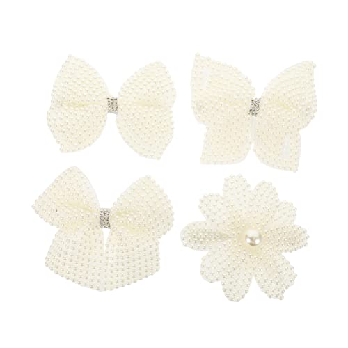 Mikinona 4 Stücke Haar Clips Faux Haar Haarspange Frauen Haar Clip Haar Clip Mädchen Kopfschmuck von Mikinona