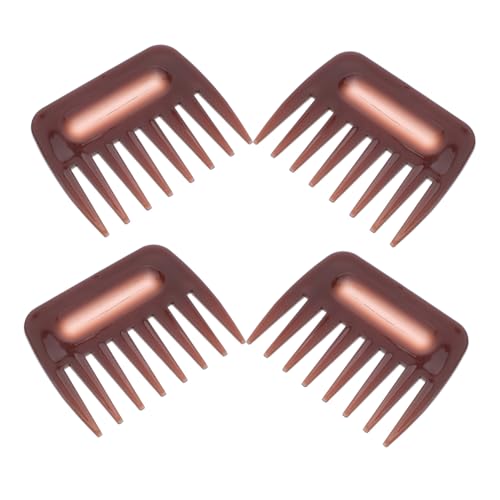 Mikinona 4 Stück Professionelles Haarstyling-kammset aus Stabilem Kunststoff Breitzahnig für Sanftes Entwirren Präzises Formen und Texturierte Frisuren Vielseitig für Herren und von Mikinona