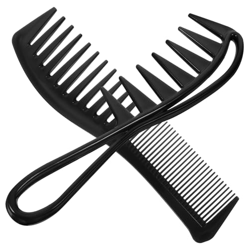 Mikinona 4stücke Breitzahnige Kämme Haar Styling Werkzeug Set Für Männer Und Frauen Friseur Kamm Mit Breiten Aus Kunststoff Zum Entwirren von Mikinona