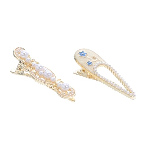 Mikinona 4stücke Vintage-haarspange Blumenspange Mini Haarspangen Für Damen Retro-haarspange Haarstyling-clip Mini von Mikinona