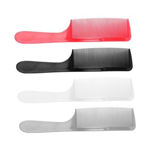 Mikinona 4 Stück Teiliges Herren Haarkamm mit Rundgriff Feinzahnig Leicht und Robust Ergonomisch für Sanftes Styling und Weniger Haarbruch für Friseursalon und Tägliche Pflege von Mikinona