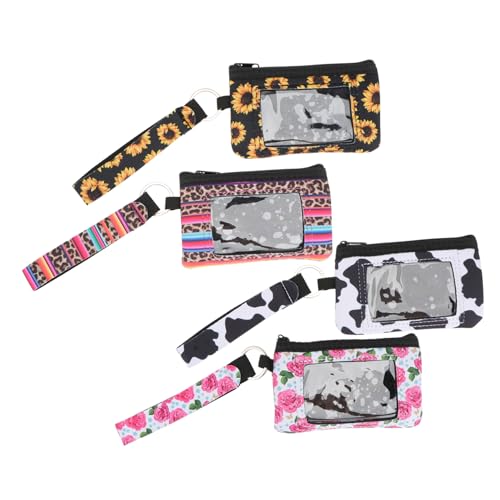 Mikinona 4 Stück Teiliges Neopren Münzbeutel und Vielseitige Aufbewahrungstasche für Damen und Herren Leichte und Geldbörse für Geld und Karten für Unterwegs Mikinona 4 Stück Teiliges Neopren Münzbeutel und Vielseitige Aufbewahrungstasche für Damen und Herren Leichte und Geldbörse für Geld und Karten für Unterwegs von Mikinona