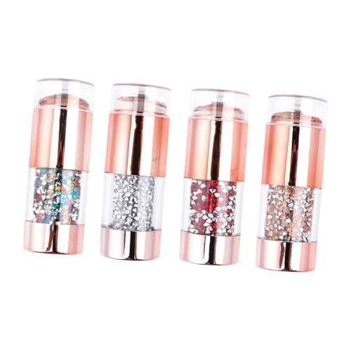 Mikinona 4stücke Nagelstempel Bunte Strass Stempel Maniküre Stamper Stift Für Hausegebrauch Und Maniküre-anfänger Kompatibel Mit Allen Designs Und Nägeln von Mikinona