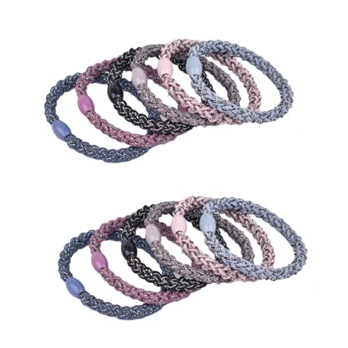 Mikinona 40stücke Teiliges Elastische Haargummis Für Damen Und Mädchen Hochwertige Geflochtene Haargummis Bunten Farben Für Pferdeschwanz Und Frisuren Für Alltag Und Besondere Anlässe von Mikinona