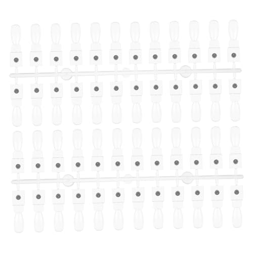 Mikinona 48 Stück Teiliges Magnetisches Nagelkunst Farbdisplay mit Abnehmbaren Flat Nail Tips für Nail Gel Polish Übung und Training Tragbare Maniküre Zubehör für Anfänger und Profis von Mikinona