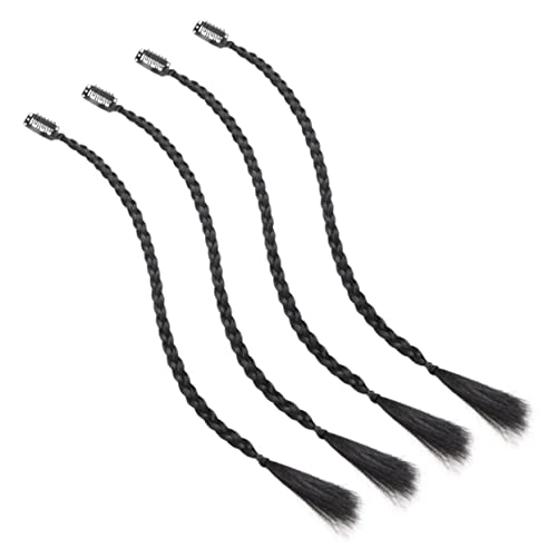 Mikinona 4pcs Clip-in Haarverlängerungen Zopf Perücke Für Frauen Mädchen Instant Styling Pferdeschwanz Verlängerung von Mikinona