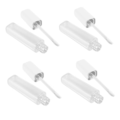 Mikinona 4stücke Frosted Lip Gloss Tubes Set Leere Lippenbalsam-behälter Mit Wiederverwendbar Für Reisen Und Diy Lippenpflege von Mikinona