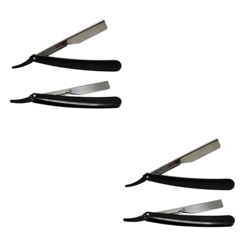 Mikinona 4stücke Handrasierer Für Manuelle Rasiermesser Für Präzise Von Koteletten Und Feinem Haar Und Langlebige Barber Werkzeuge Für Friseursalons Und Heimgebrauch von Mikinona