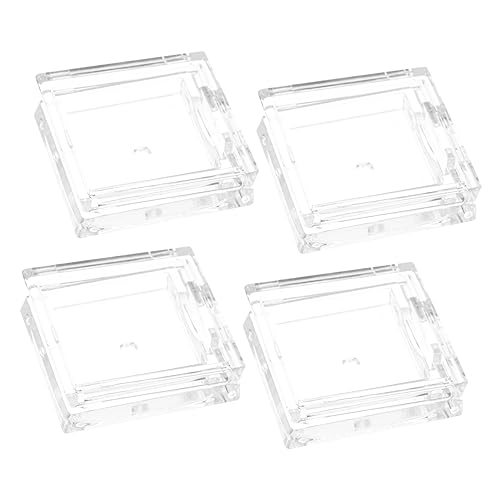 Mikinona 4stücke Leere Lidschatten-Pans Quadratische Kosmetikbehälter Für Lippenbalsam Und Lippenstift Robuste Wiederverwendbare Palette Für Frauen Und Profis von Mikinona