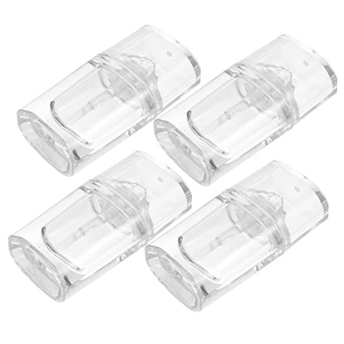 Mikinona 4stücke Leere Lip Gloss Tuben Transparent Mit Nachfüllbare Lipgloss Flaschen Für Kosmetik Reisefreundliche Lippenöl Behälter Für Makeup-liebhaber von Mikinona