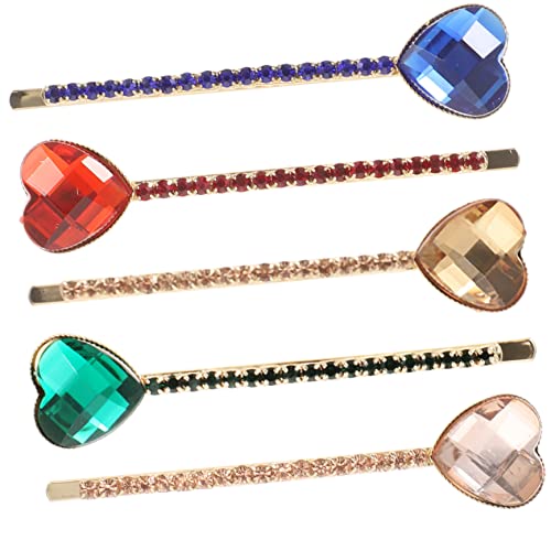 Mikinona 5stücke Kristall-haarnadeln Mit Strasssteinen Haarspangen Für Frauen Und Mädchen Haarzubehör Aus Kristall Für Verschiedene Frisuren Langlebig Und Elegant von Mikinona