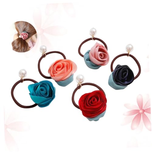 Mikinona 5stücke Blumen-haargummis Haarring Pferdeschwanzseile Perlen-haarband Haar-accessoires Für Junge Mädchen Und Junge Mädchen Mikinona 5stücke Blumen-haargummis Haarring Pferdeschwanzseile Perlen-haarband Haar-accessoires Für Junge Mädchen Und Junge Mädchen von Mikinona