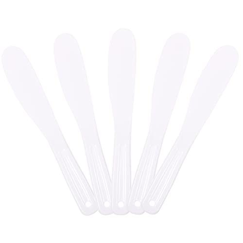 Mikinona 5stücke Silikon Kosmetik Spatel Gesichtscreme Löffel Hautpflege Make-up Für Lotion Feuchtigkeitscreme Auftragen von Mikinona