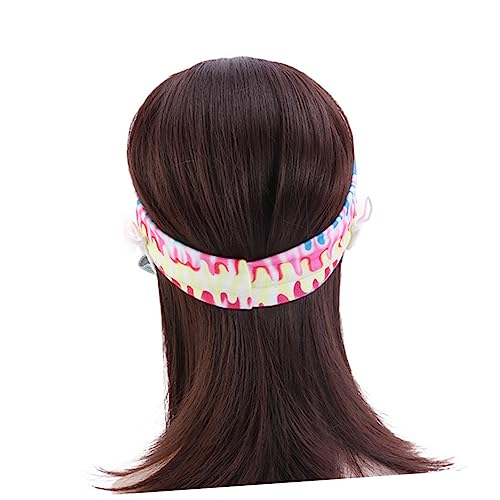 Mikinona 5-teiliges Sport-haarband Aus Baumwolle Mit Verschiedenen Mustern Und Knopf Für Yoga Laufen Und Outdoor-aktivitäten von Mikinona