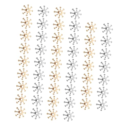 Mikinona 50 Stück Selbstgemacht Haarnadel Zubehör Blumenknospen Haarschmuck für Hochzeitsgäste Robust und Langlebig für Kreative Projekte Leicht und Kompakt für Bastelarbeiten von Mikinona