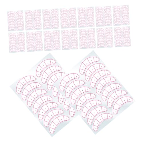 Mikinona 50blätter Wimpernhalter Mit Blättern Individuellem Wimpern-mapping-diagramm-aufkleber Leere Wimpernbox Für Glitzerwimpern Wimpernverlängerungsband Für Augen Make-up-zubehör von Mikinona