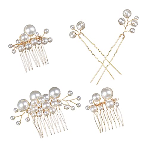 Mikinona Einzigartiges Haarspangen-set Mit Hochzeitsperlen Für Die Braut Haarschmuck Für Abendveranstaltungen von Mikinona