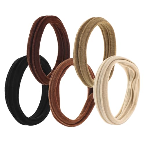 Mikinona 5St Haargummi hair styling haar spangen Pferdeschwanzhalter für Haare Haarbänder für Haarmanschetten Haarschmuck für Mädchen Schüttgut Stirnband Armband Haarseil von Mikinona