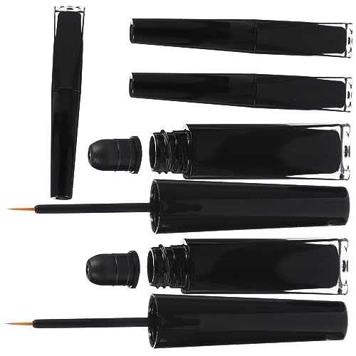 Mikinona 5st Leere Eyeliner-flasche Eyeliner-flüssigkeitstube Mascara-flaschen Leer Leere Mascara-flaschen Leere Röhrchen Mit Wimpernflüssigkeit Make-up-tools Container Plastik Füllung von Mikinona