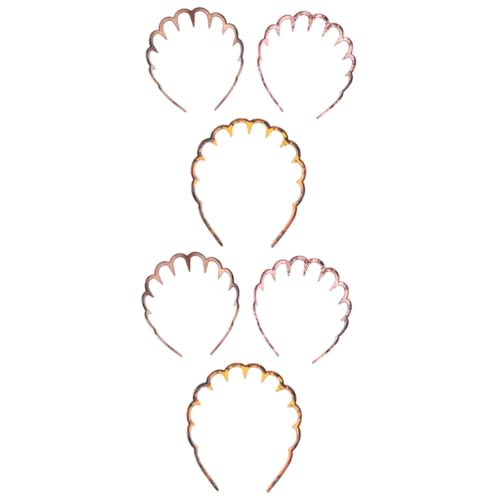 Mikinona 6 Stk kreative Kopfbedeckungen haarband hair-band hair jewellery party dekoration hairband Haarkamm Stirnband 90er Stirnband haarreifen damen Eleganter Kopfschmuck frauen stirnband von Mikinona