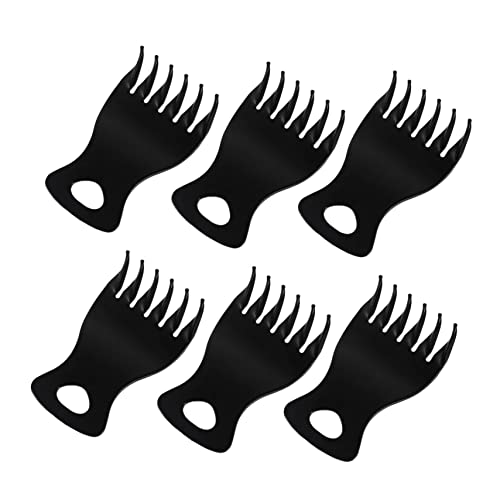 Mikinona 6-teiliges Haarkamm-set Mit Breiten Zähnen Styling-kamm Für Männer Haareschneiden Zuhause Kunststoff Friseurwerkzeug von Mikinona