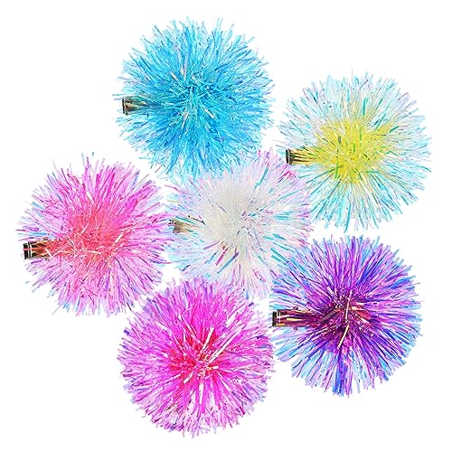 Mikinona Haarschmuck Für Damen 6 Stück Süße Haarspangen Puffs Party Dekoration Haarspangen Zum Stylen Abteilen Glitzernde Kopfbopper Alligator Haarspangen Haarspangen Für Frauen Haardekoration von Mikinona