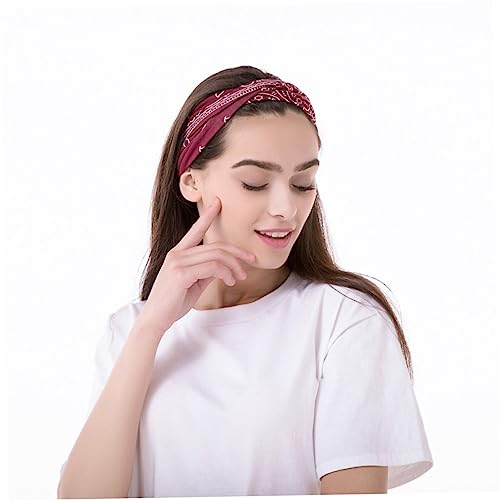 Mikinona 6 Stück Yoga-stirnband Sportstirnband Haarschmuck Für Damen Stirnbänder Haarbindungen Für Frauen Haarschmuck Für Frauen Laufen Stirnband Yoga-kopfbedeckungen Bandana-haarschal von Mikinona