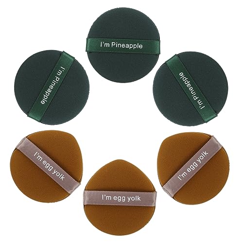 Mikinona 6stücke Gesichts-make-up-puff Make-up-puff-kissen Kosmetikkissen Für Lose Pulver Körperpuder Und Mineralpuder Ölkontrolle Zone Geschmeidiges Gefühl Mikinona 6stücke Gesichts-make-up-puff Make-up-puff-kissen Kosmetikkissen Für Lose Pulver Körperpuder Und Mineralpuder Ölkontrolle Zone Geschmeidiges Gefühl von Mikinona