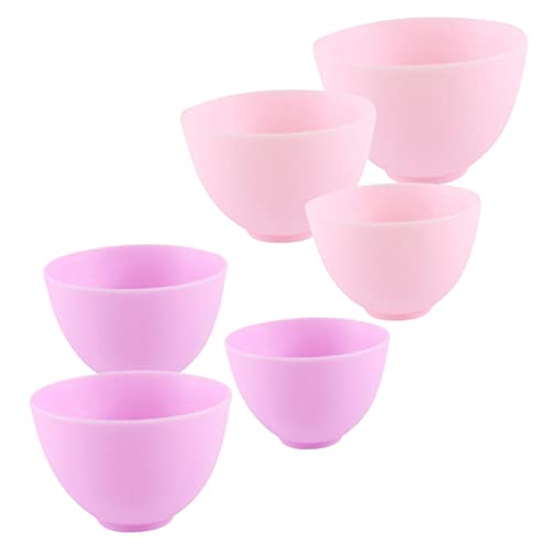 Mikinona 6stücke Schale Für Gesichtsmaske Aus Silikon Tragbar Wiederverwendbar Für Diy Gesichtsmaske Tonmaske Hautpflegeprodukte Leicht Zu Reinigen von Mikinona