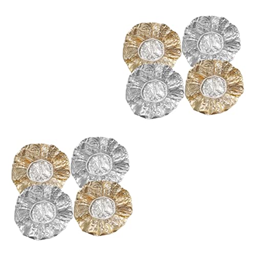 Mikinona 8 Stk Kappe aus Aluminiumfolie Haarkappe aus elastischer Folie Damen Hüte Haarfärbehut haar kur haar pflege Haarfärbemittel Haarhaube Heizkappen tief konditionierender Hut Alufolie von Mikinona