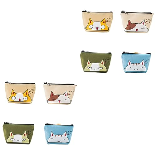 Mikinona 8stücke Mini Katzen Geldbörse Niedliche Aufbewahrungstasche Für Münzen Kleingeld Und Kosmetik Für Reisen Und Alltag Überraschte Katze Lächelnde Katze Mikinona 8stücke Mini Katzen Geldbörse Niedliche Aufbewahrungstasche Für Münzen Kleingeld Und Kosmetik Für Reisen Und Alltag Überraschte Katze Lächelnde Katze von Mikinona