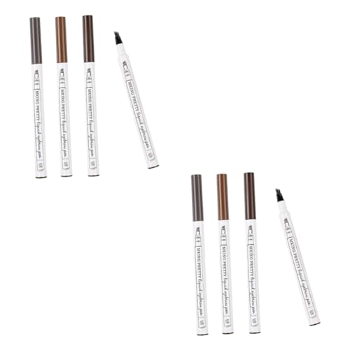 Mikinona 8stücke Teiliges Flüssige Augenbrauenstifte Wasserdichte Präzise Zahn-brow-pens Für Natürliche Langanhaltende Augenbrauen Chestnut von Mikinona
