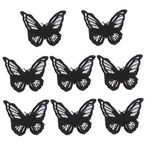 Mikinona 8stücke Teiliges Spitzen-schmetterlings-haarspangen Für Mädchen Rutschfeste Haarclips Stilvolles Haaraccessoire Für Damen Und Mädchen Für Feiern Und Alltag von Mikinona