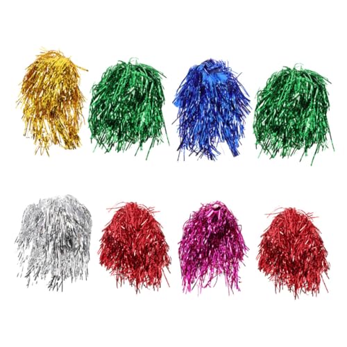 Mikinona 8 Stück Teiliges Bunte Bequeme Cosplay Perücken für Damen Atmungsaktive Realistische Haare Vielseitig für Karneval Partys Weihnachten und Kostüm Events Geeignet von Mikinona