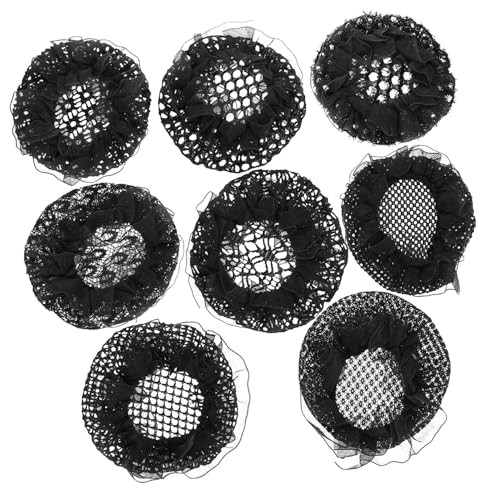 Mikinona 8 Stück Teiliges Haarnetz für Dutt Damen Unsichtbar Elastisch Langlebig Haarnetz Abdeckung für Ballett Alltag und Tanz Geeignet von Mikinona