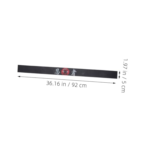 Mikinona 8 Stück Teiliges Japanisches Stirnband mit Ninja print Leichtes und Breites Kopfband für Koch Karate accessoires Vielseitig Verwendbar als Hachimaki für Damen und Herren bei von Mikinona