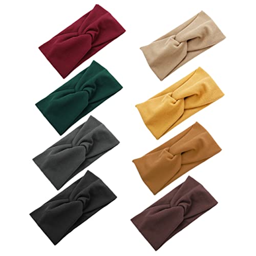 Mikinona 8pcs Elastisches Stirnband Bequemes Sportzubehör Für Den Täglichen Gebrauch Haarband von Mikinona