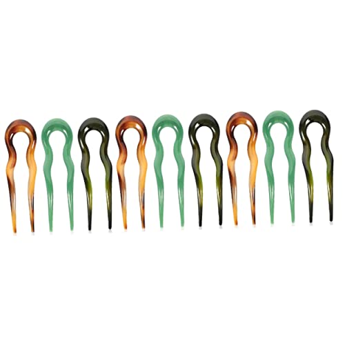 Mikinona 9 Stk Haarnadel Fürs Haar U-förmiges Haar Für Frauen Du Haare Französische Haargabel Für Frauen Französisches U-förmiges Haar Clips Für Brötchen Bobby Groß Brautjungfer Pc-material von Mikinona