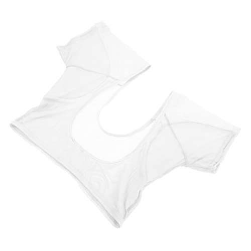 Mikinona Achselschweißpads Schweißpads UV Ärmel Herren Achselschutz Unterhemden Anti Schweiß Hitze Schweißblocker Damen Unterwäsche Weste Achseln Achselschutz Arme Weiß Nylon von Mikinona