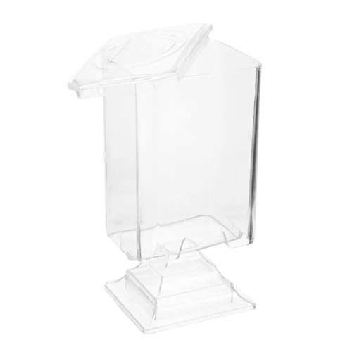 Mikinona Nagel Pads Behälter Kunststoff Makeup Organizer Wattebausch Halter Aufbewahrungsbox Für Make up Pads Und Schwämme Platzsparend Für Home Oder Salon von Mikinona