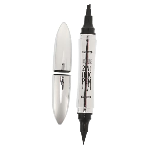 Mikinona Flüssiger Augenbrauenstift Und Eyeliner Wasserfester Stift Gabelspitzen- Für Tägliche Make-up Von Frauen Hellbraun von Mikinona