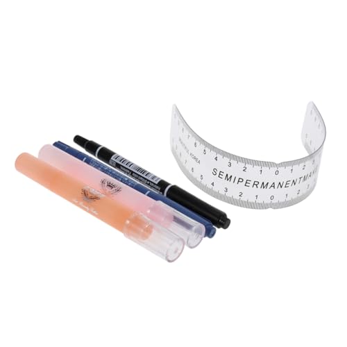 Mikinona Microblading Augenbrauenstift Augenbrauen-messgerät Ölstift Und Präzisions-messlineal Aus Metall Für Augenbrauenformen Mikinona Microblading Augenbrauenstift Augenbrauen-messgerät Ölstift Und Präzisions-messlineal Aus Metall Für Augenbrauenformen von Mikinona